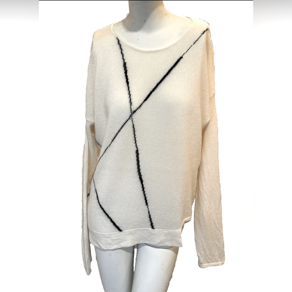 Cashmere Sweater in “Whisper White”